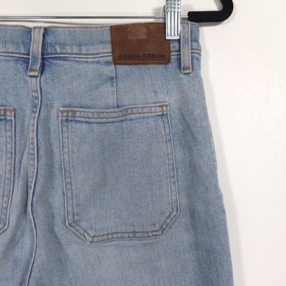Aritzia DENIM FORUM THE JUST PEACHY STRAIGHT Jeans Size 28 ORGANIC COTTON - Picture 9 of 13